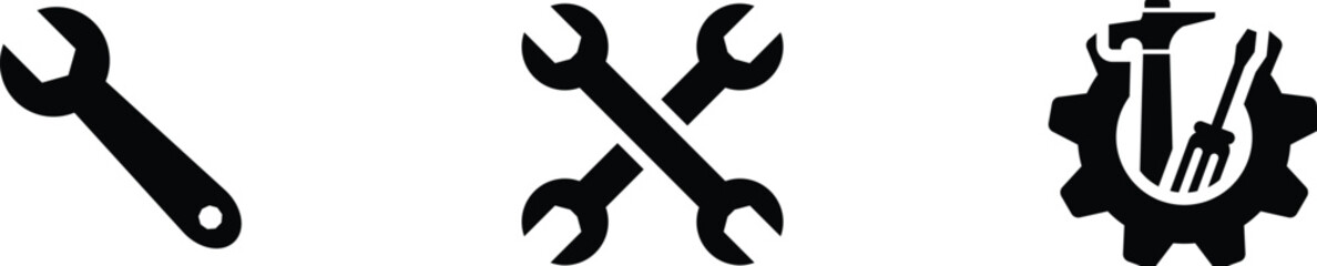 Tool and Maintenance Icon Set