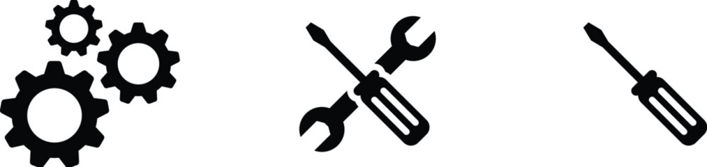Tool and Maintenance Icon Set 