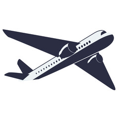 airplane silhouette illustration