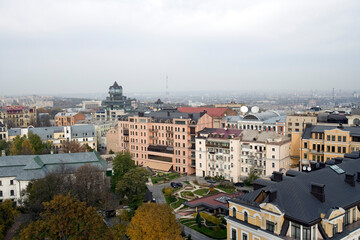 Ukraine Kyiv winter landscape