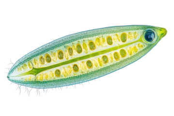 Microscopic beauty Spirogyra algae cell detailed plant anatomy single celled organism science art