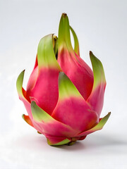 dragon fruit on white background