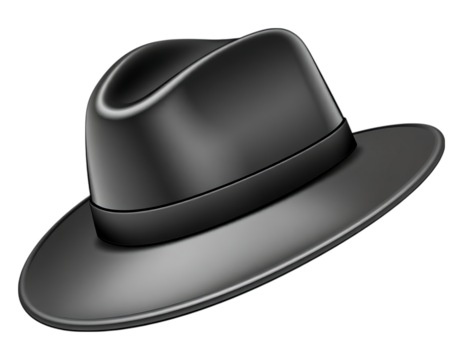 Elegant Black Fedora Hat