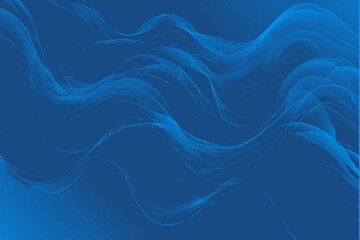 "A tranquil blue abstract background with soft gradient waves, delicate ink swirls, and subtle light reflections for serene digital compositions."

