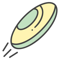 frisbee color style icon