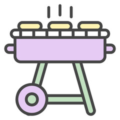 grill color style icon