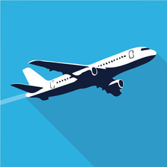 Airplane icon vector design for motion graphics