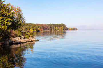 Ukraine Kiev Sea on a sunny summer day