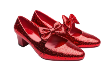 Sparkly Red Shoes with Bows Glamorous Heels Women s Fashion Designer Footwear Party Shoes Ruby