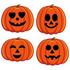 kids halloween pumpkin, funny pumpkins.