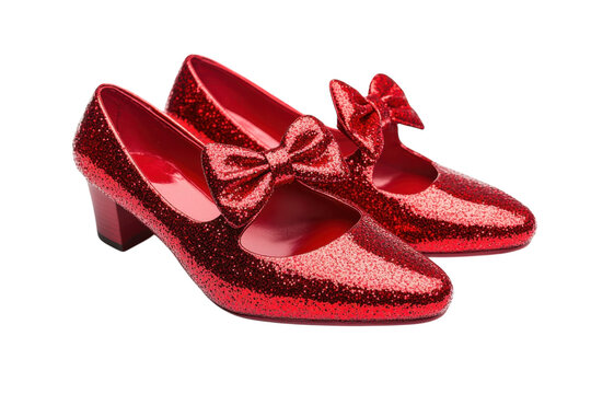 Sparkly Red Shoes with Bows Glamorous Heels Women s Fashion Designer Footwear Party Shoes Ruby