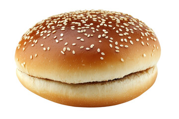 Burger Bun Perfection Sesame Seeds Golden Crust Fresh Bakery Delicious Meal Prep Appetizing Detail