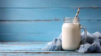 Rustic dairy delight blue serenity