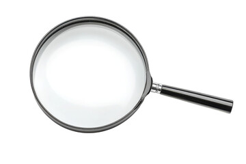 Magnifying glass search investigation tool analysis examine explore loupe zoom clarity instrument