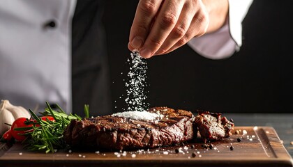 Chef seasoning steak (1)