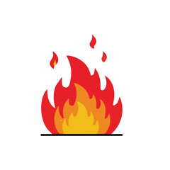 Fire vector design for motion graphics