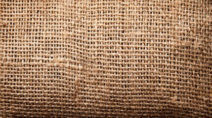 Woven burlap texture organic and coarse