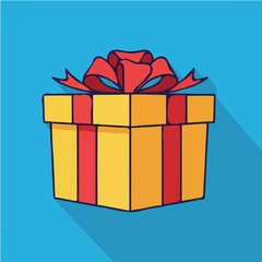 Gift vector design for motion graphics