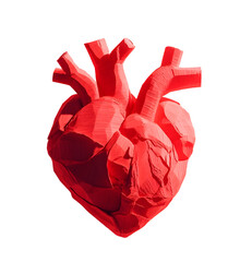 Paper Heart with Transparent Background