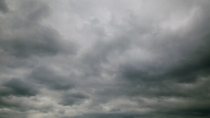 An Overcast Sky Filled with Dramatic Gray Clouds Creating a Unique and Moody Atmosphere