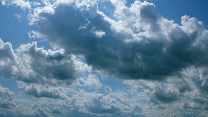 A Captivating Cloudy Sky with Beautiful Light and Interesting Shadows to Appreciate