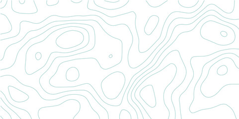 Vintage Style Topographic Map with Retro Colors