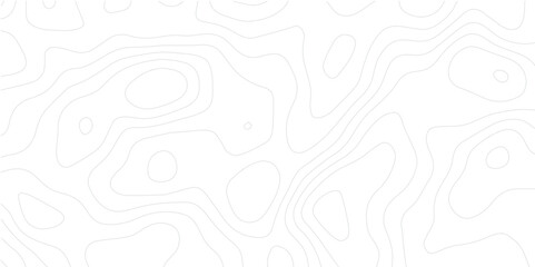 Vintage Style Topographic Map with Retro Colors