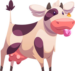 Cow Cartoon Character
