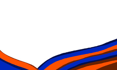 Abstract Wavy Background with Bold Colors – Hand Drawn Design