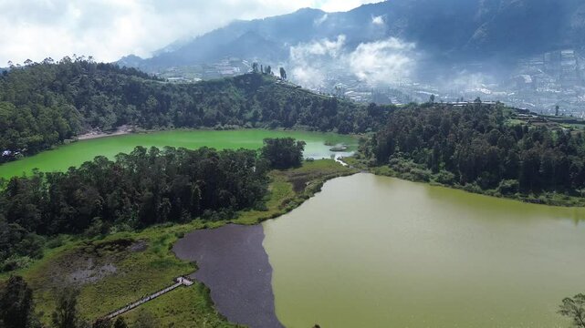 Telaga Warna A Mystical Lake of Changing Hues in Central Java