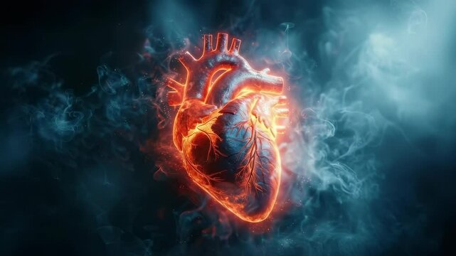 3D animation highlights how untreated hypertension can severely affect the cardiovascular system, illustrating potential health risks including heart attack