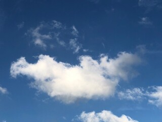 blue sky with clouds