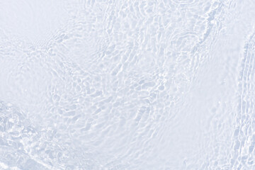 White water with ripples on the surface. Defocus blurred transparent white colored clear calm water...