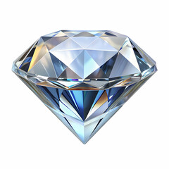 crystal diamond icon isolated 3d render illustrate
