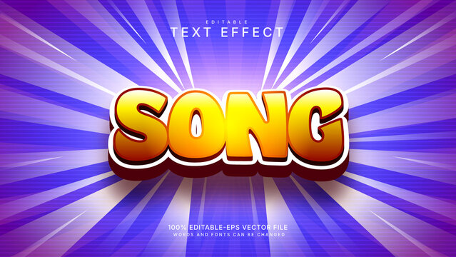 editable text effect design