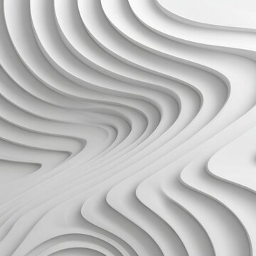 Abstract Wavy Patterns in Soft Grey Tones for Modern Design