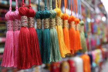 colorful wristband on rakhi festival