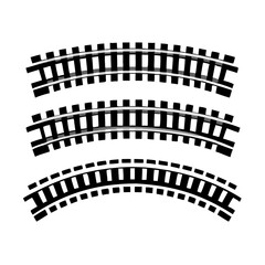 Train Tracks Curves railway railroad