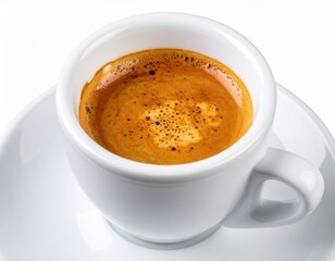 Espresso In White Cup