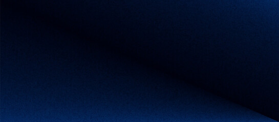 Black dark navy blue silver abstract pattern background. Geometric shape. Line triangle angle fold polygon diamond 3D. Color gradient ombre. Rough grain noise © halwani