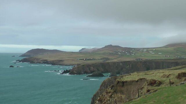 Timelapse at Slae Head Drive in Kerry, Ireland
