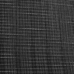 Structured gray textile texture with white linear thread lines and weave.