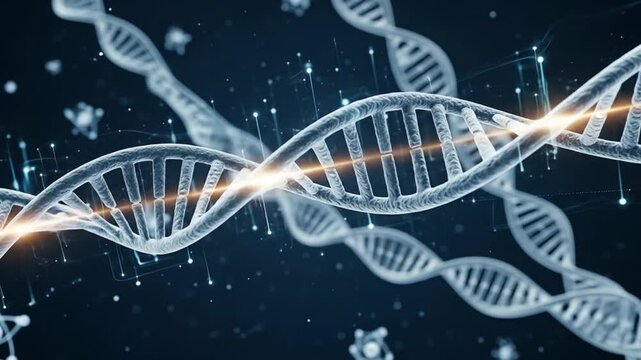 DNA Structure Visualization with Data Network