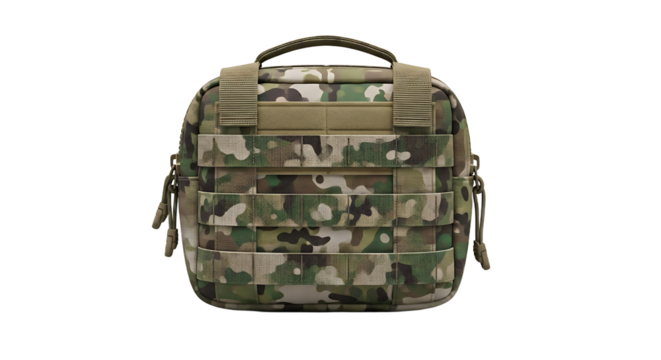 Camouflage military bag, perfect for outdoor adventures and tactical gear storage