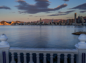 Benidorm, Spain at Dawn