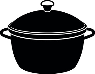 cooking pot vector illustration