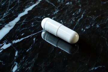 a single white capsule