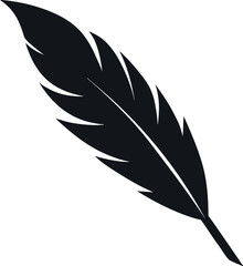 Obraz premium Feather Silhouette