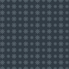 Beautiful black flower vector seamless pattern. Endless texture can be used for wallpaper, pattern fills, web page background, surface textures.