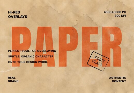 Gray Paper Overlay Textures